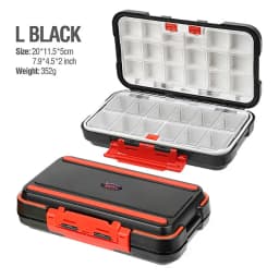 Waterproof Fishing Tackle Box Hooks Lures Accessories Box For Fishing Tool Storage Box Doublex Sided Carp Fishing Goods Boxes