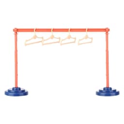Doll Plastic Clothes Rack Garment Organizer Hangers for Dolls Handbag Clothes Kids Toy Birthday Gift Dolls Accessories