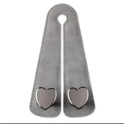 Heart Shape Metal Car Seat Headrest Hooks 2 in 1 Leather Car Seat Back Hook Purse and Bag Backpack Double Hook Car Seat Hanger