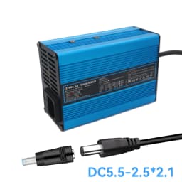 16.8V 10A Charger Smart Aluminum Shell Is Suitable For Lithium Ion Battery 4S 14.8V Blue