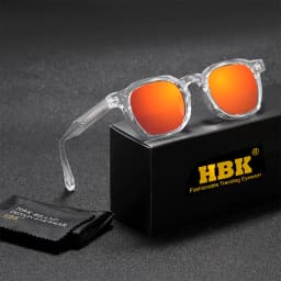 HBK Fashion Retro Men Sunglasses Classic Square Frame Design Sun Glasses Women Outdoor Travel Party Business Festival Gift
