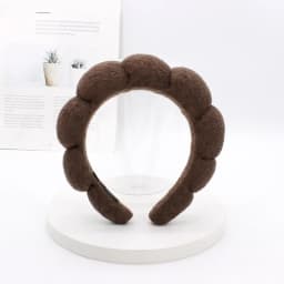 Women Girls Sponge Co Spa Makeup Bubble Terry Cloth Headband Puffy Retro Hair Bands Soft Hairband Headwear