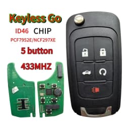 Keyless Go315/433MHz ID46 Smart Remote Key for Chevrolet Cruze Aveo Orlando Trax Buick Lacrosse Encore Regal Verano Opel Vauxhal