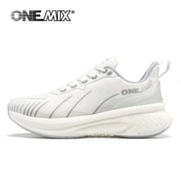 ONEMIX New Cushioning Running Shoes For Men Suitable Heavy Runners Lace Up Sports Women Non-slip Outdoor Athletic Male Sneakers