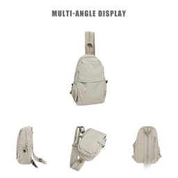 Myco 2-in-1 Chest Backpack for Men & Women - Lightweight Hiking Sling Bag with USB Charging Port & Rfid Blocking (Travel/Gym/Daily)