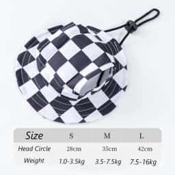 Cute Print Dog Hat for Small Medium Dogs Adjustable Pet Cap Puppy Pug Corgi Dachshund Hats Mascotas Perros Accessories