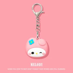 Cute Silicone AirTag Case Keychain For Apple AirTag Shockproof Protective Cover, Cartoon Key Ring Holder