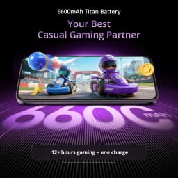 realme P4 Lite Smartphone NFC 6600mAh Battery 6.8" 120Hz LCD Display IP64 8MP Camera ,15W Charge Not Included