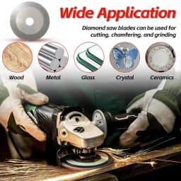 5pcs 3" Metal Cutting Disc Carbide Circular Saw Blade Wood Cutting Dics Stone Cutting Disc Glass Cutting Disc For Angle Grinder