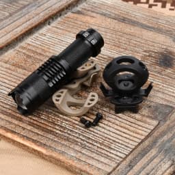 Wadsn Mini Helmet Lamp White Light LED Flashlight Fit FAST HELMET Outdoor Tactical signal Optical hunting equipment Nylon Clamp