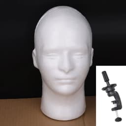 Female Mannequin Head Polystyrene Foam Hat Glasses Display Hat Wig Display Stand Rack Mannequin Manikin Head Model