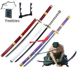 104cm Roronoa Zoro Sword Anime One Piece Cosplay Prop Knife Ninja Schwert Real Size Japanese Katana Original Samurai Sabre Toy