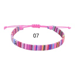 Woven Ethnic Nepal Bracelet Boho Women Men Fabric Thread Rope Hand Wrist Strap Weave Braid Wristband Luck Friendship Knot Bangle