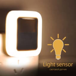 LED Night Light Smart Brightness Adjustment Motion Sound Sensor Lights Bedroom Decor Lamp Living Room Decorative Night Lamps
