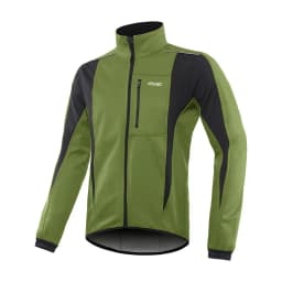 ARSUXEO Men's Cycling Jacket Winter Warm Waterproof Windproof Bicycle Clothing Thermal Fleece Softshell Windbreaker Bike Jacket
