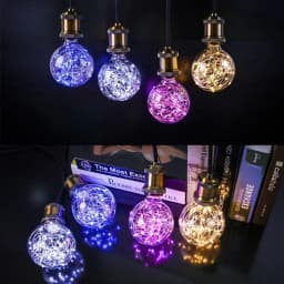 LED Edison String Light Bulb E27 110V 220V G95 Colorful RGB Lighting Copper Wire Bulb Home Decor Holiday Night Light Lamp