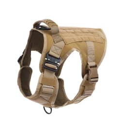Tactical Dog Harness, Adjustable No-Pull Handle Service Vest Heavy Duty Pet Large Breed, Dog Vest for Training Hunting Walking