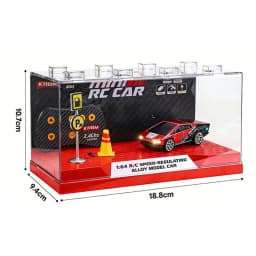 2026 Upgraded RC Car 1:64 Mini Alloy RC Drift Car Easy to Carry, 60mins Life. Exquisite Gift Box An Ideal Toy Gift for Children