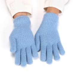New Winter Thickened Solid Full Finger Gloves Women Men Autumn Knitted Mittens Hand Warmer Gloves Outdoor Cycling Soft Gloves
