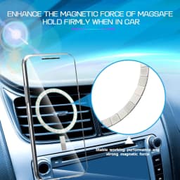 10-1PCS Strong Magnetic Ring Wireless Charging Magnet Circle Sticker Metal Magnet Plate Sheet for Magsafe IPhone 17 16 15