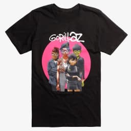 Gorillaz, A British Virtual Band, Is A Street Urchin Casual T-shirt Luxury Band Brand for Both Men and Women Top