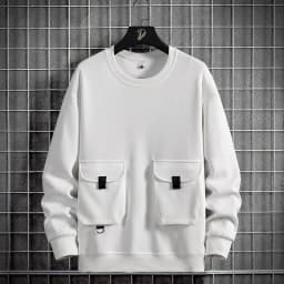 Spring Men Stripe Sweatshirt Cotton Oversized Hoodies Men Long Sleeve O-Neck Pullovers Male Streetwear Fashion Tops 6Xl 8Xl