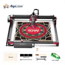 ALGO Laser Engraver DIY KIT OPTIONAL Laser Rotary Roller Desktop Engraving Cutting Cutter Machine Metal Woodworking 400x400mm