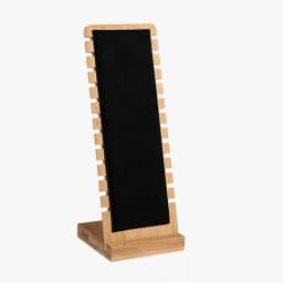 1PC, Bamboo Vertical Jewelry Necklace Display Stand, Suitable for Jewelry Display Sales and Family Necklace Display.
