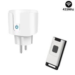 220V Wireless Remote Control Socket Switch EU FR Plug-in Electrical Socket Programmable Outlet Switch for Light,Smart Home 15A