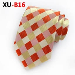 Polyester Jacquard Necktie 8 Cm Stripe Tie Business Casual Plaid Corbatas for Wedding Party Men Accessories Valentines Gift