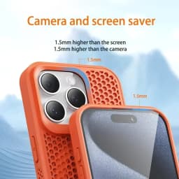 Cooling Heat Dissipation Magnetic Phone Case For iPhone 18 17 16 15 14 13 12 11 Pro Max Breathable Hard Back Cover For Magsafe