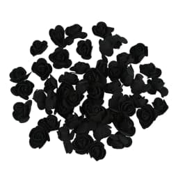 200/100pcs 3cm Foam Teedy Bear Rose Artificial Fake Flower Heads For Home Decor Wedding Birthday Christmas Party DIY Wreath Gift