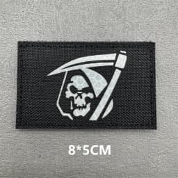 3D Tactical Patches IR Reflective Badge on Backpack Vest Clothing DIY Morale Tactical Badges Hook&Loop Laser Cut Supplies