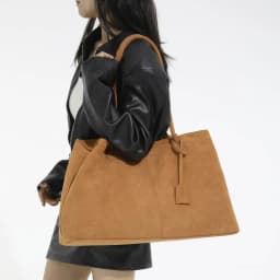 Women Suede Tote Bag Solid Color Shoulder Bag Large Capacity Handbags Trendy Satchel Bags Work Travel Shopping Commuter Tote Sac