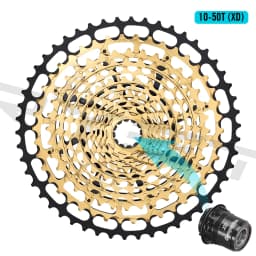 SPEDAO 12 Speed MTB Cassette 10-52T 10-50T 11-50T XD HG Freewheel Lightweight CNC K7 Sprocket Drivetrain Upgrade Bike Parts