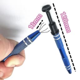 IC Chip Extractor Electronic Component Parts Gripper Catcher Screw Picker Metal Grabber Repair Hand Tools Tweezers Pick Up Tool
