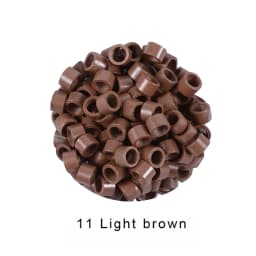 1000Pcs 4.0 mm Hair Extension Microringe Micro Links Rings Beads Links With Screws Thread Aluminium 7 Colors Optional