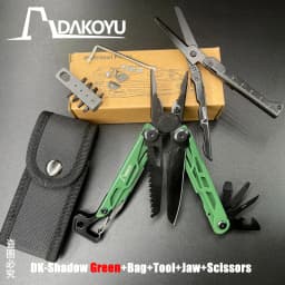 DAKOYU-Multi-functional Swiss Tool with Whistle, Outdoor Pliers, DKShadow Available In Multiple Colors, Outdoor Camping Equipmen