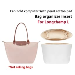 Bag organizer insert For longchamp M durable lightweight DuPont paper waterproof storage bag support bag accessories
