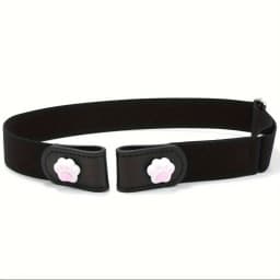 1pc Press Buckle Style Lazy Belt Women'S Versatile Jeans Belt Invisible No-Trace Elastic Stretch Belt Adjustable Length