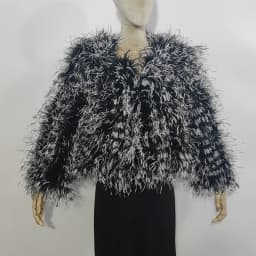 Winter Ostrich feathe Jacket Feather Coat Casual Long-sleeved Australia Imported feathe Jacket Ladies Nightclub Coat