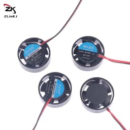 1Pcs DC 5V/ 9V 12V 24V Round Mini Fan For Led Lamps Computer Radiator 25.5x10mm Notebook Micro Cooling Fan
