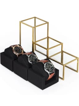 Watch Display Props High-grade Microfiber Window Counter Watch Display Rack Watch Bracket Storage Accessories