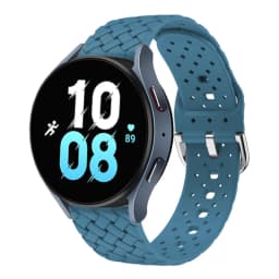 20mm Band for Samsung Galaxy Watch 5-pro-4-Classic/active 2 Sport Silicone Braided bracelet Huawei/Amazfit GTS-3-2-2e-mini strap
