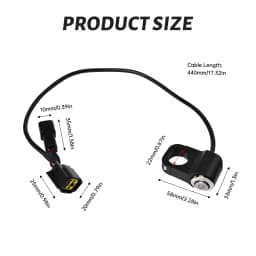 For SURRON Ultra Bee Headlight Switch Button E-bikes Off-road Dirt Bike for SurRon Motorcycles Modified Accessories