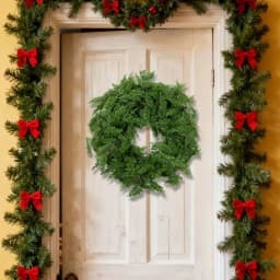6 Ft Real Touch Pine Cedar Cypress Christmas Garland for Home Decorations - Artificial Greenery Festive Accents
