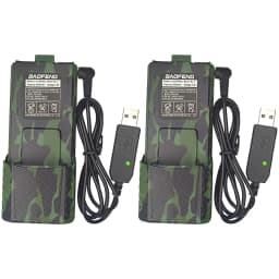 Baofeng UV 5R Battery Compactible Long Battery USB Baofeng UV5RA UV5RE UV5RT Walkie Talkie Optional Charger Two Way Radio Parts