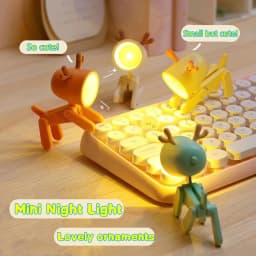 Cute Mini Night Light LED Cartoon Hero Police Desk Lamp Desktop Ornament Bedside Bedroom Table Lights Children Holiday Kid Gifts