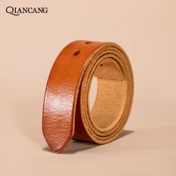 3.8cm Width Male Without Buckle Belts for Men Pin Buckle Hole Strap Cowskin Genuine Leather Strap Male No Buckle Belt for Men