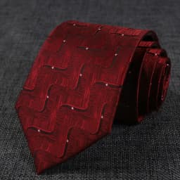 New Men's Tie Classic Stripes Striped 8cm Jacquard Necktie Accessories Daily Wear Cravat Wedding Business Party Gift